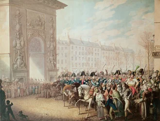 Der Einzug der Kaiser in Paris